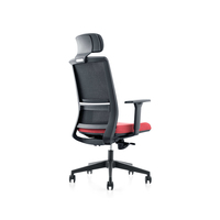 Chaise de bureau moderne de luxe à dossier haut pour le personnel de direction Chaise élévatrice pivotante ergonomique avec tissu en maille pour le bureau
