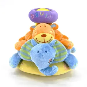 Manufacturer and supplier support stuffed& plush soft cube educational toys