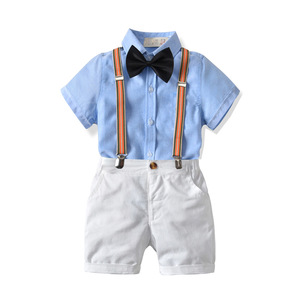 Ropa Infantil de Alta Calidad al por Mayor, Conjuntos de Ropa para Niños, Camiseta Polo y Pantalones Cargo para Niños - Product Image 1