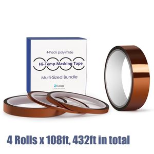 Elegoo 4 gói 1 ''Silicone dính che chịu nhiệt độ cao Băng polyimide giá trị bó chịu nhiệt băng - Product Image 2