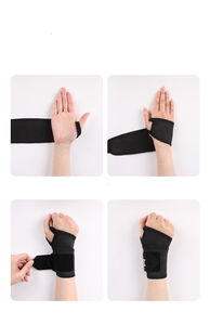 Muñequeras deportivas Ejercicio Correa de compresión de muñeca Compresión ajustable Muñequera Envoltura Muñequeras para entrenamiento Fitness - Product Image 5