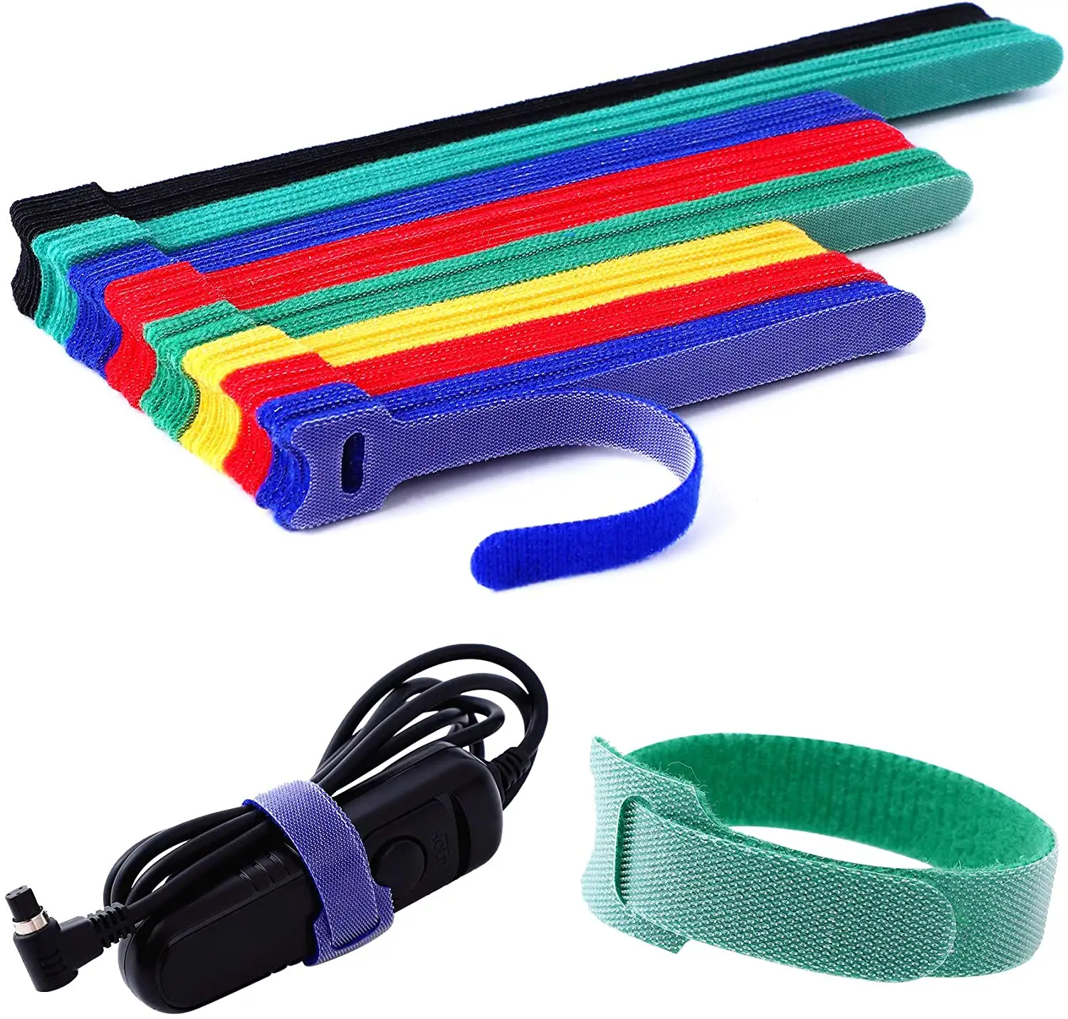 Hongyucable Klittenband Tapes Nylon Tie Wraps Herbruikbare Kabelbinders Velcroes