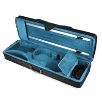Étui pour violon 4/4 de forme spéciale de haute qualité Étui pour violon confortable Coque noire
