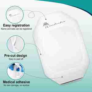 Apósito transparente para fijación de cánulas IV, 4" x 4.75", caja de 30, vendas impermeables para natación, ducha y heridas - Product Image 4