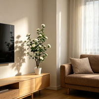 Arbre artificiel de camélia en pot de haute qualité, 3,8 pieds/115 cm, fleur de thé rose, pour la décoration de la maison, du bureau, de la place publique et des mariages