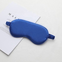 Masque pour les yeux personnalisé à double couche avec sangle élastique Couvre-yeux souple Masque de sommeil en satin Masque pour les yeux de voyage en soie