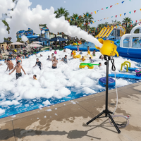 Machine à mousse électrique Payton 1000W à commande manuelle pour fêtes aquatiques pour enfants avec support AC 110V-240V
