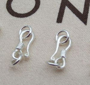 B4331 10mm 925 Cierre <span class=keywords><strong>de</strong></span> plata esterlina número 8 broche <span class=keywords><strong>de</strong></span> langosta encanto <span class=keywords><strong>de</strong></span> plata esterlina DIY - Product Image 5