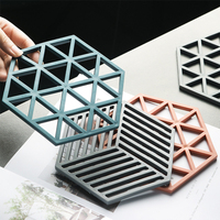 Set de Table antidérapant en silicone, Set de Table pliable, résistant aux brûlures, Style nordique, OEM, Offre Spéciale