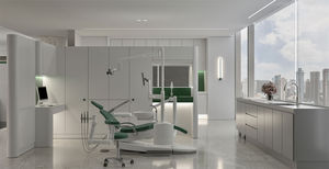 Unidad de Gabinete Dental Modular Integrada Moderna con Acabado Blanco de Grado Médico para Consultorio de Estomatología - Product Image 1
