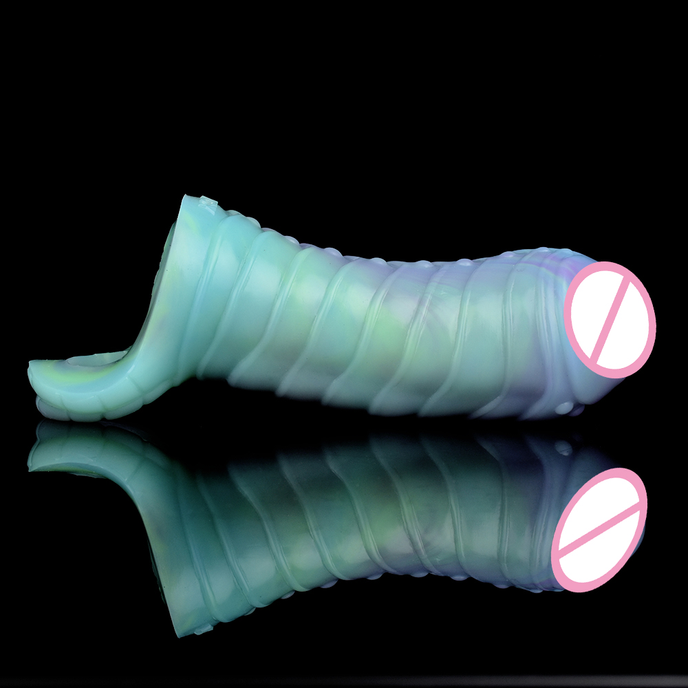 Neuerscheinung 5,5 Xxx Penis-Hlle Verlngerung Silikon-Dildo Vergrerung  Fantasy-Sexspielzeug fr Mnner Knstliche Penisse| Alibaba.com