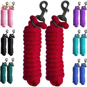 Corda di piombo in poliestere di dimensioni solide di 10 piedi di lunghezza e 5/8 pollici di spessore per cavalli - Product Image 1