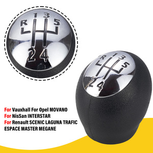 Renault Car Gear <b>Shift</b> <b>Knob</b> 5 6 Speed Manual Plastic Ergonomic Hand Ball <b>Shift</b> Accessory - Product Image 2