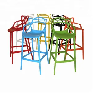 New Design Durable Full PP Plastic High Master Plastic Stool Chair