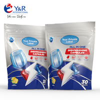 Détergent liquide et en poudre essentiel pour la vaisselle, capsules de détergent pour lave-vaisselle, capsules pour le nettoyage de la vaisselle