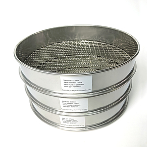 Phòng thí nghiệm thép không gỉ đất tổng hợp cát thử nghiệm sàng phân tích hạt tamis tamiz Hướng dẫn sử dụng sàng Bộ - Product Image 1