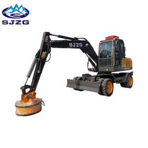Excavadora de Ruedas Hidráulica con Dirección Flexible para Diversas Condiciones, Máquina Excavadora de Ruedas con Certificación CE - Product Image 3
