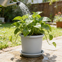 Pots de fleurs ronds modernes en plastique pour pépinières intérieures et utilisation au sol – Jardinières durables en gros avec trous de drainage