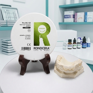 Rondcera Pro-ML 5D, Zirconia Multicapa en Blanco, Degradado de Color Natural para Dientes Cosméticos Estéticos - Product Image 6