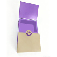 Boîte cadeau rigide en carton écologique personnalisée de luxe avec insert laminé mat pour l'emballage de cosmétiques, de bijoux et de produits électroniques