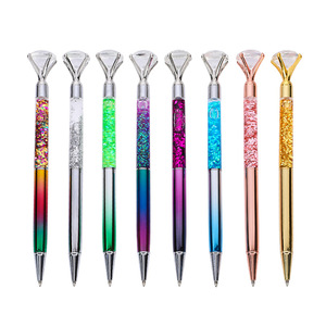 Bolígrafo de Metal Giratorio con Acabado en Oro Rosa, Suave y Elegante, Ideal para Regalos de Cumpleaños y Bodas - Product Image 1
