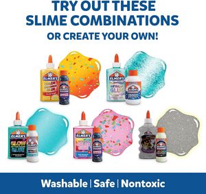 Kit de Slime Elmer's Celebration, 12 Colores, Plástico, Suministros Completos para Slime, Activadores de Slime Líquido Mágico Surtidos, Arcilla de Colores - Product Image 3