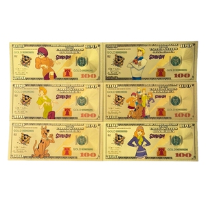 Billets de banque Scooby-Doo 2026 en or plaqué 24 carats pour collection - Product Image 1