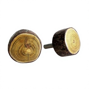 Resin <b>Wood</b> <b>Slice</b> Knobs Circular Tree Theme Home Decor Artistic Casting <b>Craft</b> Sculpture Round Shape - Product Image 1