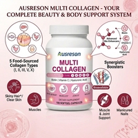 Ausreson Collagen Complex Multi Peptides Capsules Produits de Beauté Suppléments Éclaircissants Collagène Vitamines Capsules Multi-Collagène