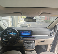 Benz Vito 2024, double écran, écran tactile 12,3*3 pouces, navigation GPS, console centrale de voiture, tableau de bord numérique