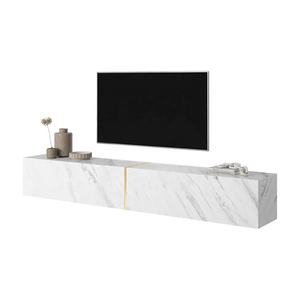 מראה שיש טלוויזיה פגר תליית מדיה יחידה מסוף סלון קיר עץ הר צף טלוויזיה לעמוד ארון - Product Image 2