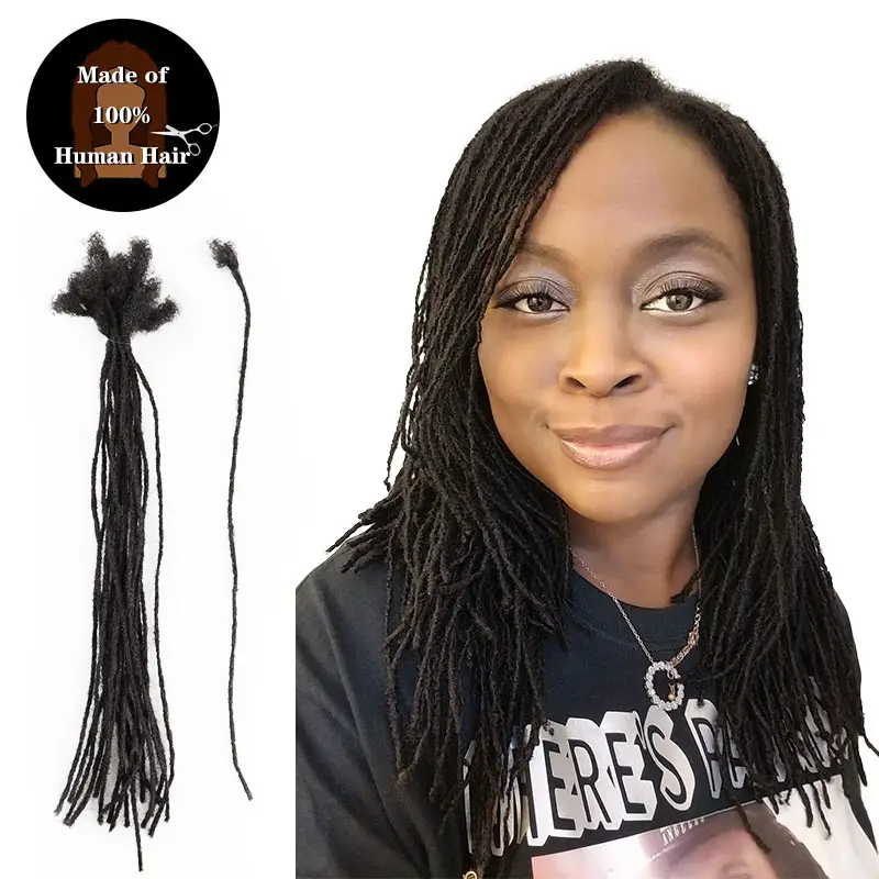 Dreadlocks Naturel paque sisterlocs mở rộng tóc Ấn Độ