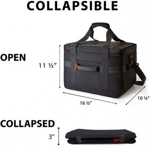 Bolsa Térmica Aislada Grande de 32L, Bolsa de Almuerzo Plegable y Suave para Picnic, Playa, Trabajo y Viajes - Product Image 5