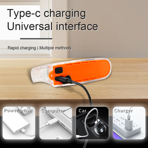 Đa chức năng ngoài trời cắm trại Keychain EDC Đèn pin ABS cơ thể mạnh mẽ ánh sáng Sạc liinterna taschenlampe - Product Image 4