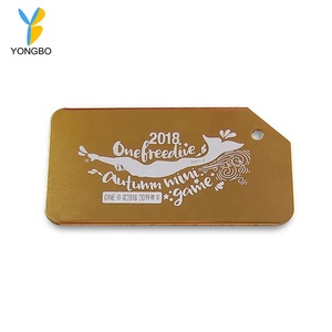 Etichette per bagagli etichette da viaggio in lega di alluminio etichette identificative porta carte di nome per borse per bagagli valigie 6 colori - Product Image 4