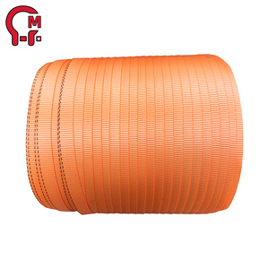 Hlm Nhiệm Vụ Nặng Nề Cường Độ Cao Polyester Nâng Vải Dây Đeo Phẳng Hàng Hóa Lashing Dây Đeo Pallet Đóng Gói Hàng Hóa Lashing Dây Đeo Thắt Lưng - Product Image 1