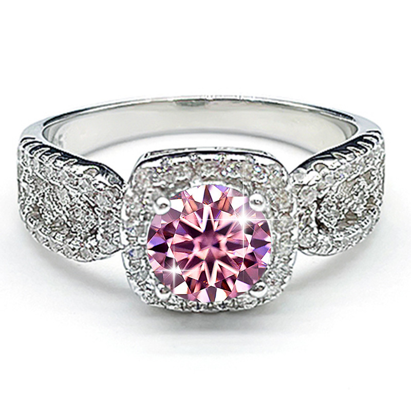 6*6mm-1ct- Sakura rose