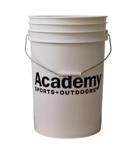 Seau de baseball en plastique de 6 gallons avec couvercle rembourré, poignée métallique et poignée moulée, sans BPA, en PEHD, modèle 6gal-c, fabricant Jiangsu <span class=keywords><strong>SDPAC</strong></span> - Product Image 1