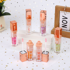 Chất Lượng Cao Giữ Ẩm Môi Dễ Dàng Để Màu Sắc Tăng Cường Da Gương Giống Như Bóng Nước Vàng Lá Màu Sắc Thay Đổi Son Bóng - Product Image 3