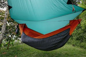 Couverture <span class=keywords><strong>de</strong></span> camping 3 en 1, hamac, <span class=keywords><strong>sac</strong></span> <span class=keywords><strong>de</strong></span> <span class=keywords><strong>couchage</strong></span>, combo ultraléger 810g, couette synthétique 205x135cm pour la randonnée et le trekking - Product Image 2