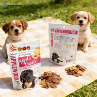 Sachet Mylar Personnalisé Brillant avec Fermeture Éclair et Trou de Suspension pour Aliments pour Animaux, Idéal pour Présentoirs de Détail