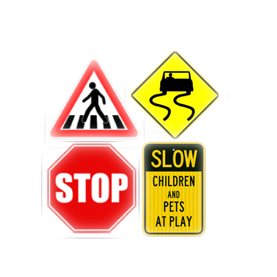 Заводская Прямая поставка, предупреждение о медленной скорости, алюминиевая металлическая вывеска, светоотражающие сигналы предупреждения о дорожном движении