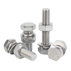 Cổ phiếu nhà máy thép không gỉ Hex Bolt Hexagon kết hợp vít ba kết hợp Hex Head Bolt - Product Image 4