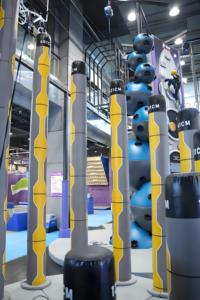 <span class=keywords><strong>Pokiddo</strong></span> Patio de recreo interior Pared de escalada Equipo de entretenimiento de pared de escalada en roca suave - Product Image 4