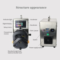 Untuk JIHPUMP AC 100V/220V/240V dioperasikan dengan tangan pompa peristaltik cairan kental industri aliran besar 13.2L/min AC