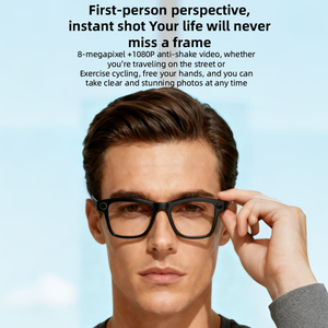 New FG02 Smart Glasses AI Dialogue Camera Photo Real-Time Translation Call Waterproof Sunglasses PC ABS <b>Frame</b> - Product Image 3