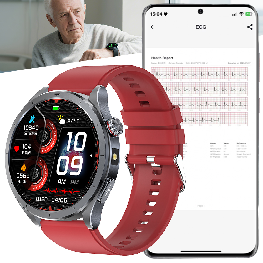 Cinturino in Silicone rosso