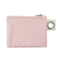 Porte-monnaie en toile avec fermeture éclair, logo personnalisé, petite pochette à clés en toile, mini porte-cartes portable en toile avec œillet métallique