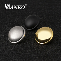 Boutons-pression métalliques personnalisés SANKO, boutons-pression ronds pour accessoires de vêtements et de sacs