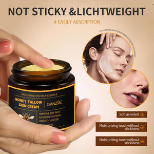 Gesichtspflege Feuchtigkeitscreme Schönheit Natürliche Feuchtigkeitsspendende Bio-Grasgefütterte Rindertalg und Honig Balsam Creme - Product Image 5